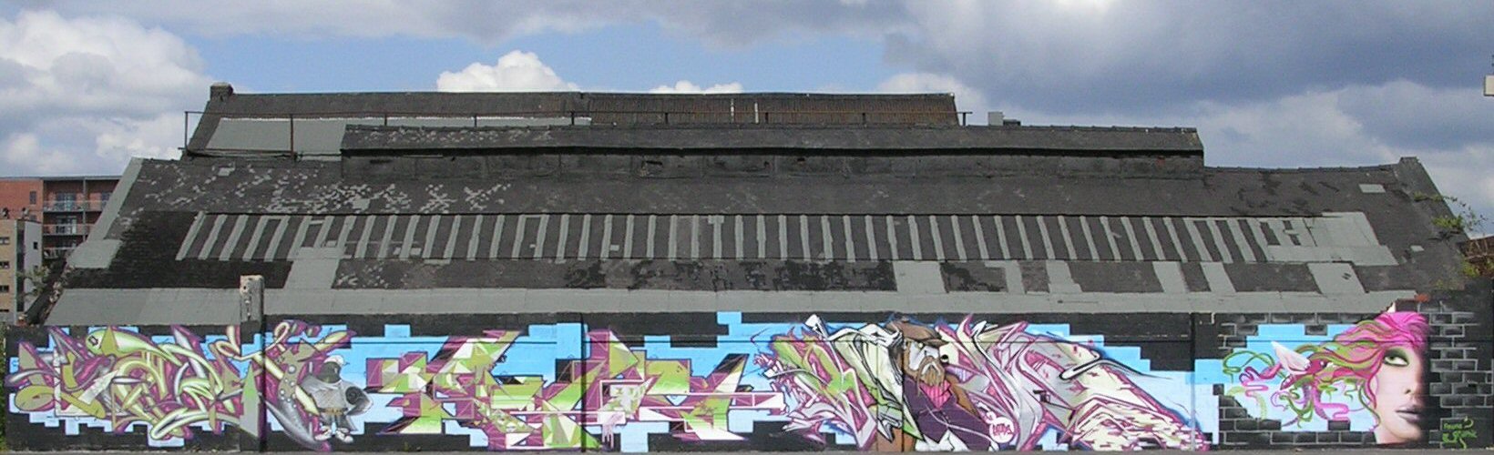Panorama at Milton Street, June 2011