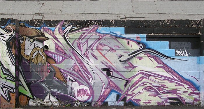 Artwork at Milton Street, June 2011